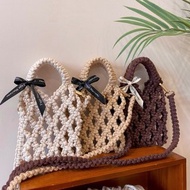 Macrame菱形編織手機包