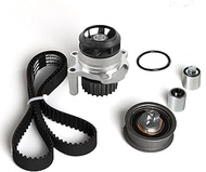 Engine Timing Belt Kit with Pump Water Compatible with 2005-2014 A3 A4 TT Fits for Jetta/Passat VW E