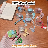 【Discount】For TWS-Pro4 mini Case Casing Soft Silicone Earphone Case Sweet Cute Cartoon