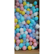 Holla soft plastic balls 5.5cm, 8cm (100 balls, 50 balls, 20 balls).