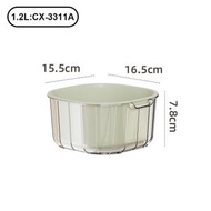 全城熱賣 - 雙層蔬果瀝水籃洗菜盆廚房清洗蔬菜水果籃收納筐ins風折疊瀝水籃(平行進口)