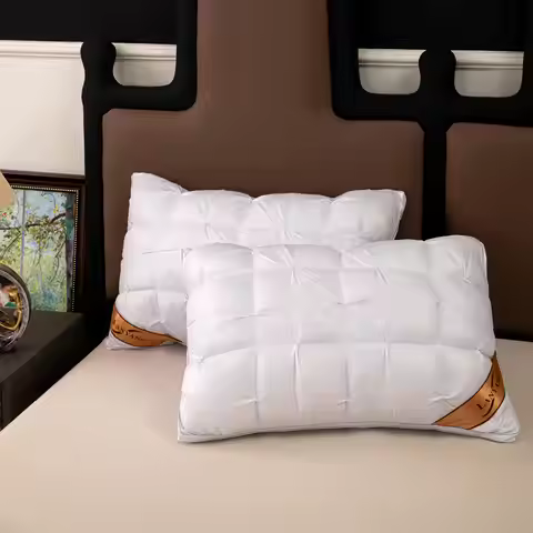 Luxury 5-star hotel quality pillow 800 grams 19x29 inches White 3D edge Machine washable Non-Collaps