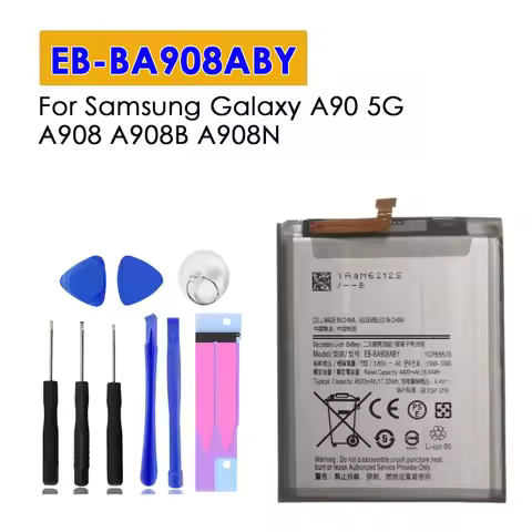 For Samsung Galaxy A90 5G A908 A908B A908N SM-A9080 EB-BA908ABY 4500mah Mobile Phone Battery