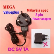 5V1a power adaptor (3 pin)