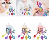 [JISADER] Rattle Crinkle Toys Baby Rattle Toys Sensory Toy Hand Grip for Birthday Gift 3 6 9 Month G