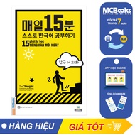 Sách - 15 phút tự học tiếng Hàn mỗi ngày - McBooks