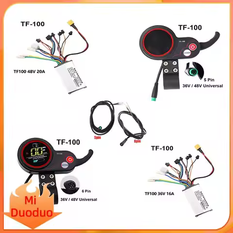 For Kugoo Kukirin M4 /M4 Pro Electric scooter Part5Pin 6Pin48V 36 16A20A Controller And TF-100 Throt
