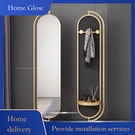 Mirror Acrylic Dressing Mirror Full-Length Mirror Home Floor Full Body Mirror Rotatable Ins Style Fu