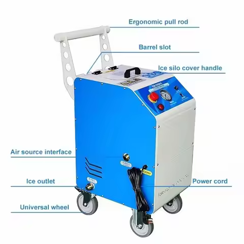Dry Ice Low Maintenance Cleaner Dry Ice Blaster For Easy Care And Upkeep Works