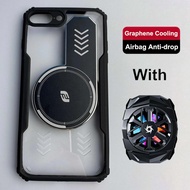 For iPhone 8 Plus Graphene Heat Dissipation Case For iPhone 7 Plus Breathable Cooling Back Cover For