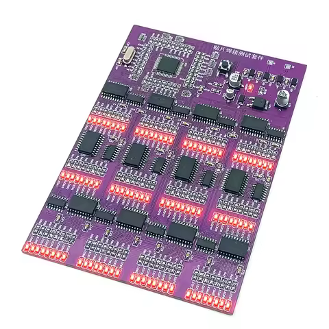 SMD Components Soldering Practice Test Kit 300 Pieces LED Circuit Board FR-4 PCB Material Sequential