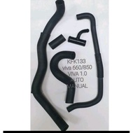 PERODUA VIVA 660 850 1.0 RADIATOR HOSE SET WITH BY PASS HOSE WATER PUMP PIPE