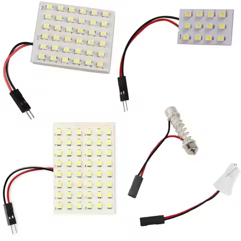 12 36 48 LED Panel Super White Car Reading Map Lamp 1210 smd Auto Dome Interior Bulb Roof Light with