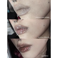 Shellwe Makeup x Ghoul Nocturnal Flame Lip Gloss Phantom Nude Sable Lacrimosa Hydrating High Pigment