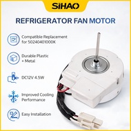 SIHAO Motor Fan Refrigerator 50240401000k DC12V 4.5W Cooling Motor Fan Freezing Fan Motor Replacemen