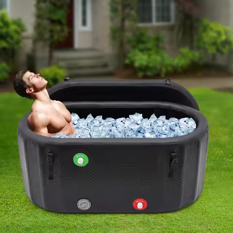 Ice Bathtub Freestanding Bathtub 23-104β Inflatable Bathtub with Inflation Pump for Athletes,Adult
