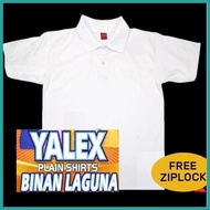 ◀ ◵ — POLO SHIRT WHITE - YALEX Gold Label with free Ziplock!