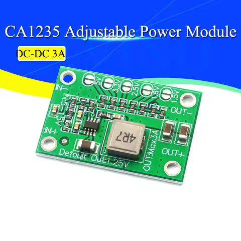 CA1235 Adjustable Power Module CA-1235 Buck Power Module 1.25V 1.5 1.8 2.5 3.3 5V Output 5-16V 3A In