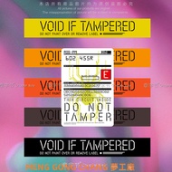 [Taiwan Shipment] Death Stranding Game Reflective Car Sticker Express Box Damage Transmission Yellow