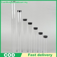 Ed 5pcs Clear Travel Toothbrush Case Storage Tubes With Lids Portable Toothbrush Holder For Travel/C