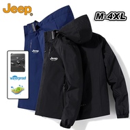 {Delivery 2-3 Days} JEEP SPIRIT Water-Resistant Windbreaker Unisex Bomber Jacket