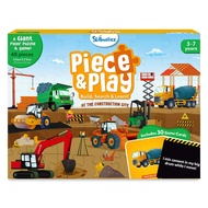 Skillmatics Floor Puzzle & Game - Piece & Play Construction Site, Jigsaw & Toddler Puzzles, Educatio