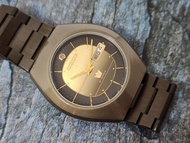 นาฬิกา Citizen automatic สภาพใหม่ จากปี 1970 สภาพสวยมากๆ เดินปกติ สิงห์ดำ หน้าปัด สีน้ำตาล
