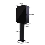 ตู้ EV charger ตู้ใส่ Wallbox ตู้ไฟกระจกนิรภัย Temper glass ขนาดใหญ่ ตู้ไฟ EV home charger กันน้ำ