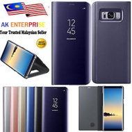 Samsung J2 PRIME J4 J6  j4+ j6+ J8 A7 A9  A6+ 2018 Clear View Flip Mirror  CASE