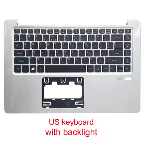 Shell For Swift3 SF314-51 N16P5 laptop palm rest case upper cover keyboard 13N1-0QA0601 6B.GKBN5.001
