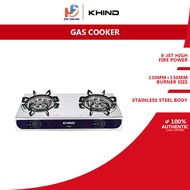 Khind Dapur Gas Stainless Steel Double Gas Cooker GC8008