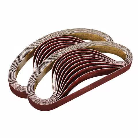 30PCS 13*457mm Sanding Belts 40-1000 1/2x18 Inch Abrasive Sanding Band For Wood Soft Metal Gap Weldi