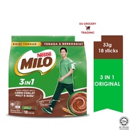 Nestle Milo 3 in 1 Activ-Go KWave (18s x 33g) Sachet