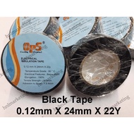 OPS PVC INSULATION TAPE BLACK 1INCH 22YARDS