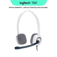 Logitech H150 Wired Headset, Stereo Headphones with Rotating Noise-Cancelling Microphone, Dual 3.5 m