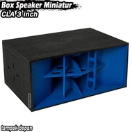 Box Speaker Miniatur CLA 3 INCH Biru