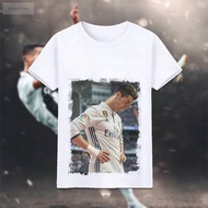 Cristiano Ronaldo's short sleeved football jersey