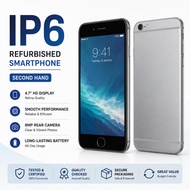IP6 Refurbished Used Smartphone 16GB 32GB 64GB 128GB Second Hand Phone Malaysia Delivery COD Install
