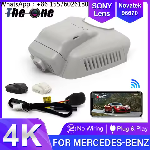 Model A 4K Wifi Car Dvr Dash Cam Driving Recorder For Mercedes Benz C Class W205 W204 C300 C180 C200