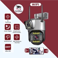 Dual Lens 5MP CCTV Wireless Outdoor Waterproof WiFi Camera