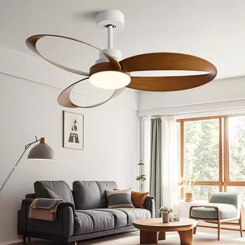 Vintage Industrial Wood Ceiling Fan With Light 3 Blades 42/52 Inch Ceiling Fan Bar Cafe Restaurant S