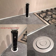 2015 Tomada Usb Orvibo Plug Outlet Pop Up Pull Power Point Socket Kitchen Office Desk Worktop，wholes
