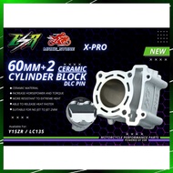 YAMAHA Y15ZR / LC135 ESR RACING BLOCK X-PRO 57MM + 2 60MM + 2 Y15 LC V1-V8 LC FI 57mm+2 CYLINDER BLO