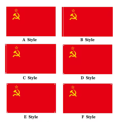 3*5ft Revolution Union of Soviet Socialist Republics USSR Flag Russian Soviet Union Flag Soviet Flag