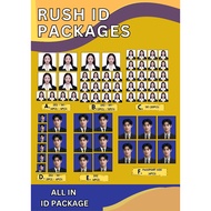 ID PHOTO PRINTING PACKAGE / ID RUSH