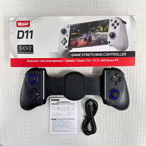 BSP-D11 D11S Stretching Wireless Game Controller For SWITCH/Android/Apple IOS Tablet For PS3/PS4/XBO