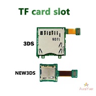 [AuraYuer] 1Pcs Game Console Accessories Replacement Parts For 3DS/NEW 3DS Micro SD Card Slot Socket