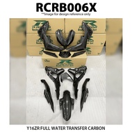 Rapido Cover Set Yamaha Y16ZR Full Carbon ABS Accessories Motor Y16 Black Y accessories