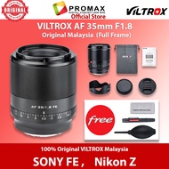 CHEAPEST Viltrox AF 35mm f/1.8 AF Lens NIKON Z SONY FE  F1.8 Original Viltrox Malaysia