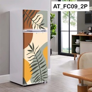 New Abstract Motif 2-door Refrigerator Sticker
